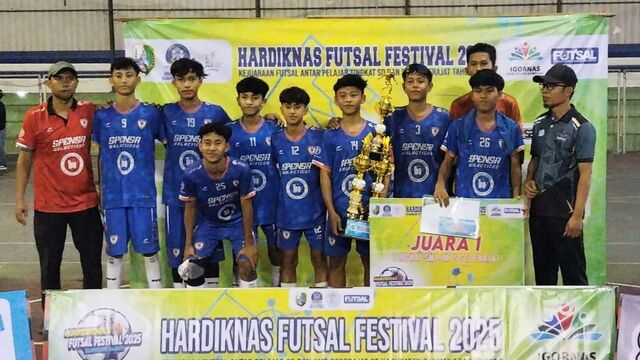 SMP Ini Sukses Menjadi Juara 1 Futsal Tingkat Pelajar